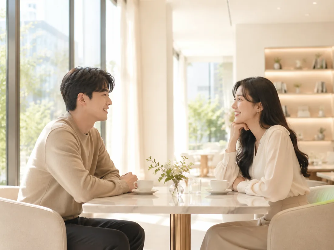1:1 대화가 이어지는 진연 라운드 현장
